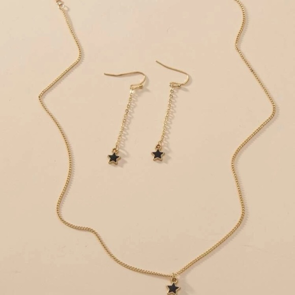 Jewelry - 🆕3/$30 Star Earrings and matching necklace set
